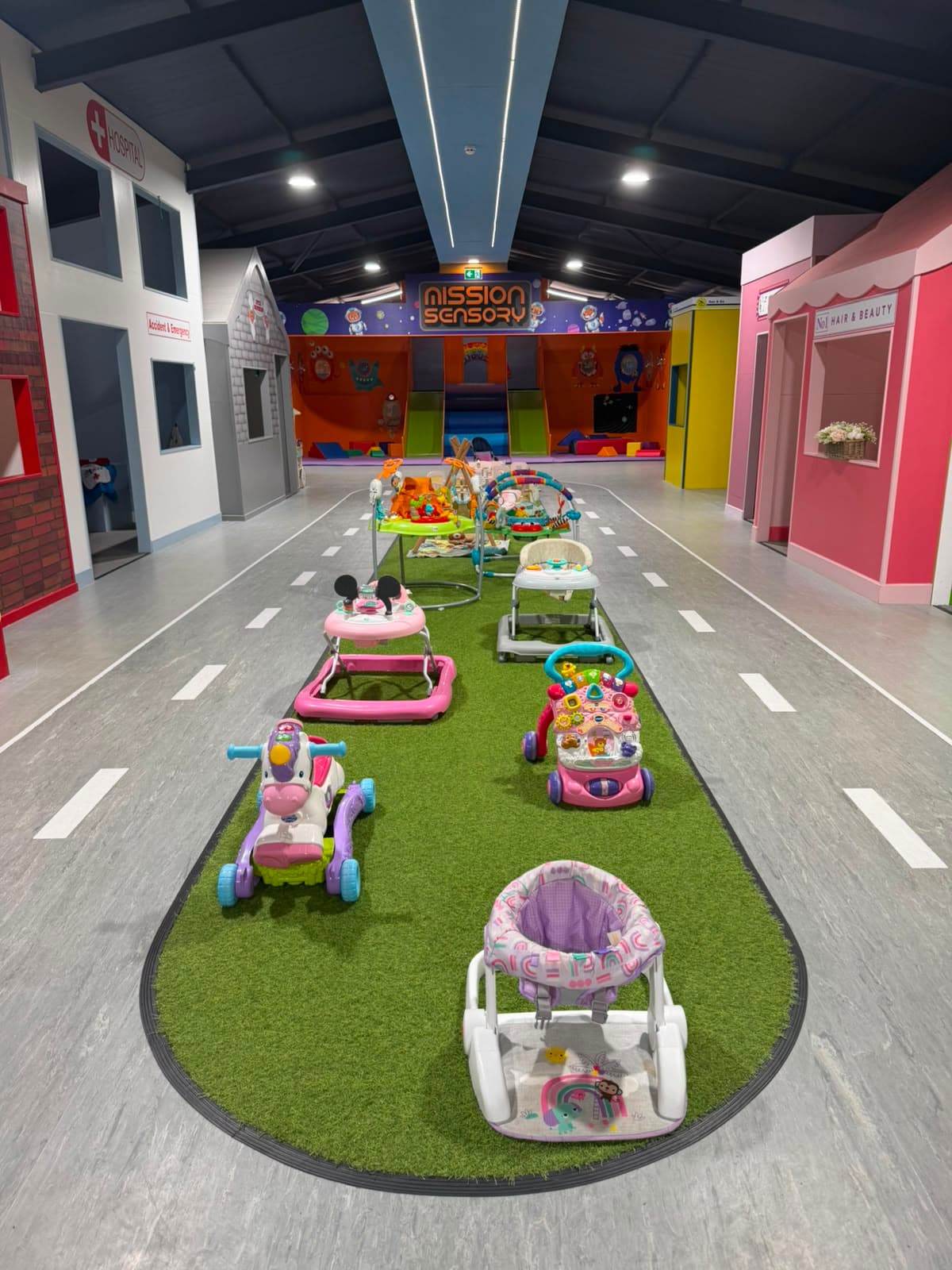 Role-play area at Charley's Play Barn